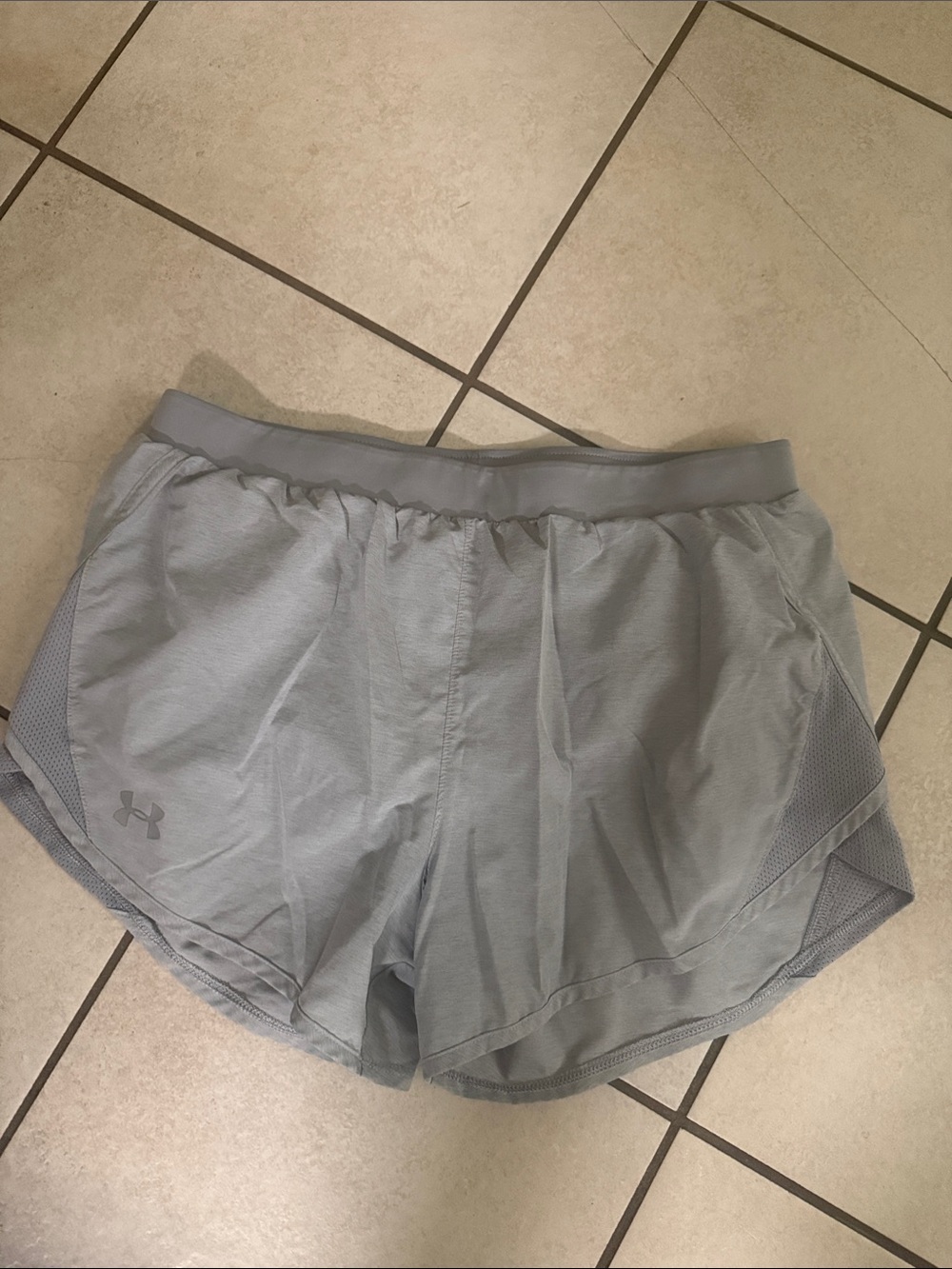 Under Armour Light Gray Women's Running Shorts